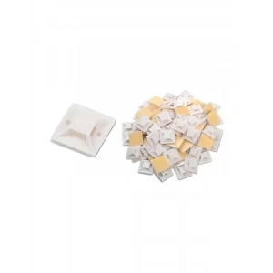 Yapışkanlı Kablo Düzenleyici - 19x19 mm, 100 Adet
