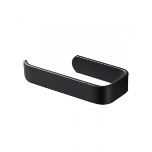 Yapışkanlı Lüks Tasarım Tuvalet Kağıtlığı - Siyah