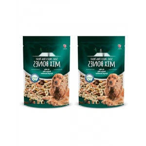 Yarı Islak Köpek Ödül Kemikleri - Karışık Kemik - 150g - 2li Paket