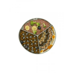 Yavaş Yeme ve Yalama Matı - Silikon Pizza Desenli