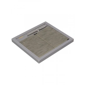 Yeşil A5 Defter - PU Suni Deri Kapak, 112 Sayfa, Siyah Metal Kilit
