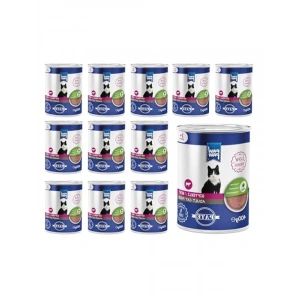 Yetişkin Kedi Biftekli Pate - 400 Gr x 12 Adet