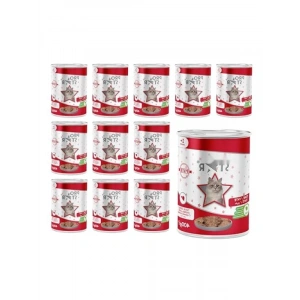 Yetişkin Kedi Tavuk Ciğerli Pate, 400 Gr x 12 Adet