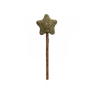 Yıldız Şeklinde Kedi Oyuncağı - Matatabi Catnip İçeren, 10 cm