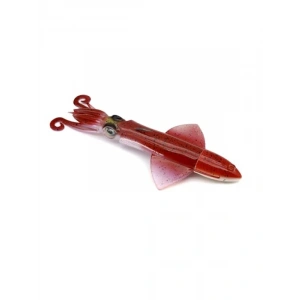 Yüksek Kaliteli Silikon Kalamar 160 gr - 170mm Kafa, Kırmızı Parlak