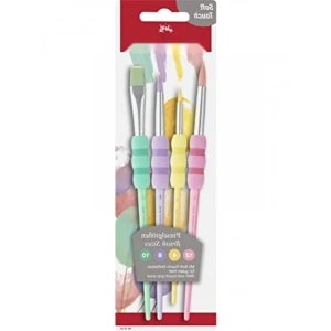 Yumuşak Dokulu Fırça Pastel Seti, 4lü, Ergonomik Tasarım