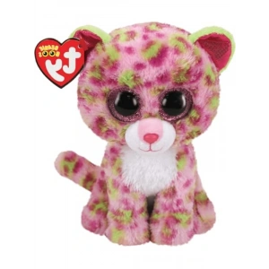 Yumuşak Dolgulu Leopar Desenli Yastık - Pembe