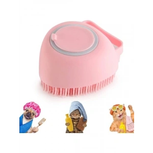 Yumuşak Silikon Evcil Hayvan Banyo Fırçası, Masaj ve Temizlik İçin