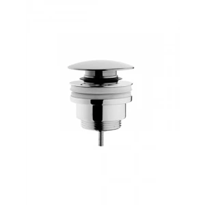 Yuvarlak Lavabo Süzgeci, Universal, Basmalı, Krom