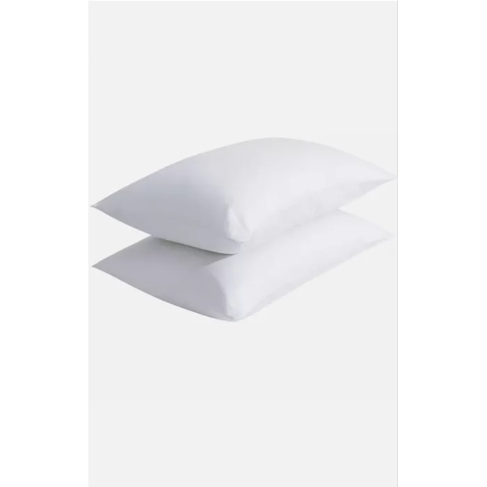 Arnay 2 Adet Çift Kişilik Doğal Yün Yastık Merinos Yünü - Beyaz