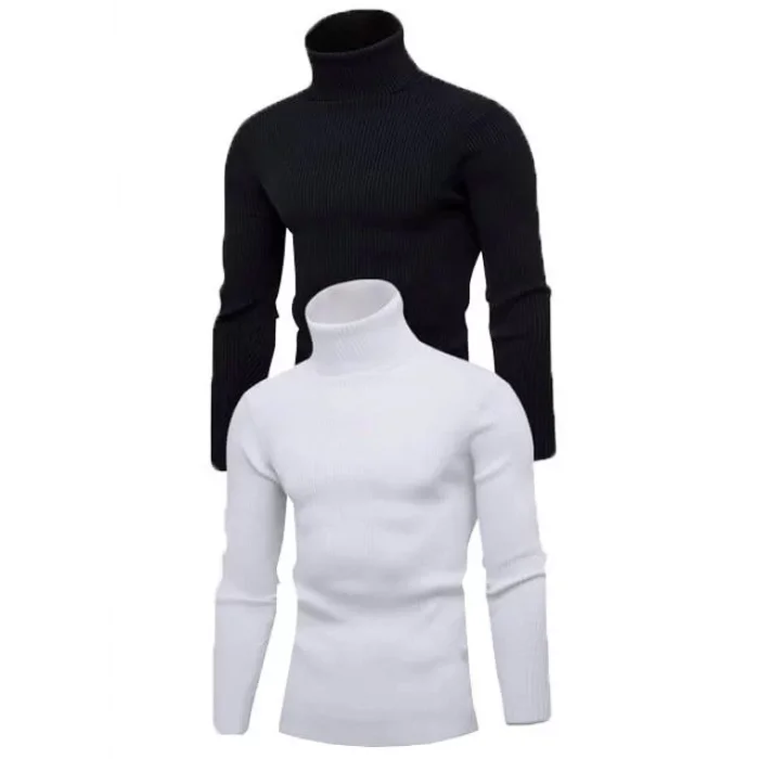 Arnay 2 Adet Unisex Kaşkorse Boğazlı Full Likralı Fitilli Body Kazak