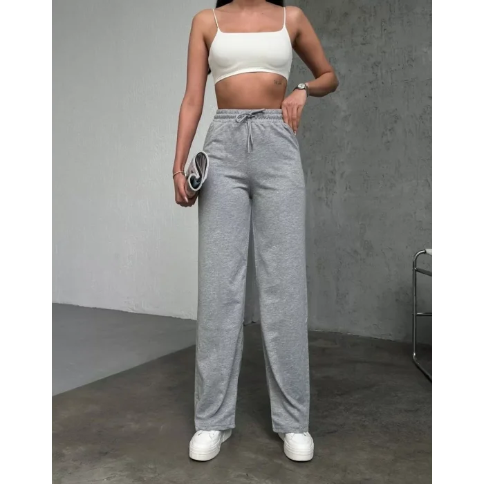 Arnay Basic Üç İplik Eşofman Pantolon - Gri