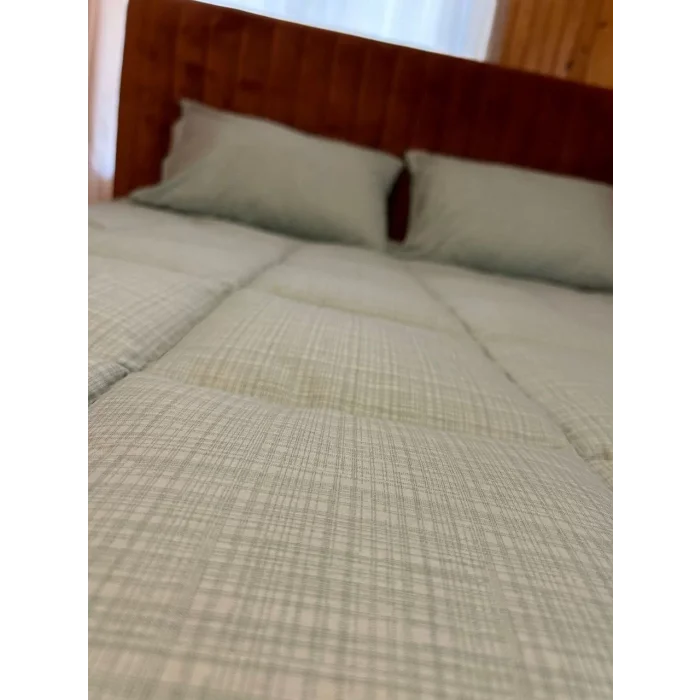 Arnay Çift Kişilik Doğal Yün Yorgan Ve Yastık Takımı - Gri