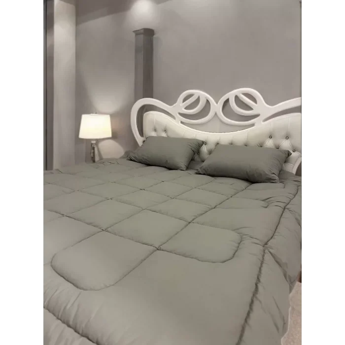 Arnay Çift Kişilik Doğal Yün Yorgan Ve Yastık Takımı - Haki