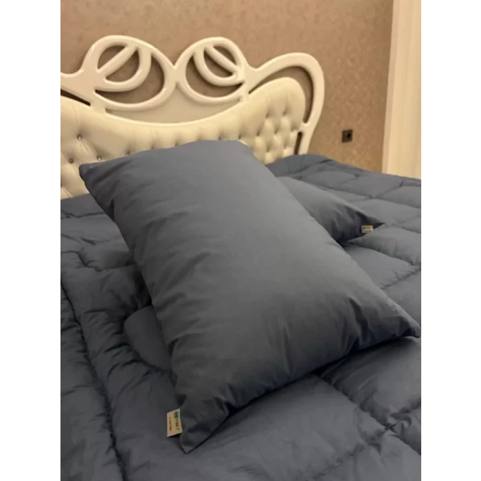 Arnay Çift Kişilik Doğal Yün Yorgan Ve Yastık Takımı - Lacivert