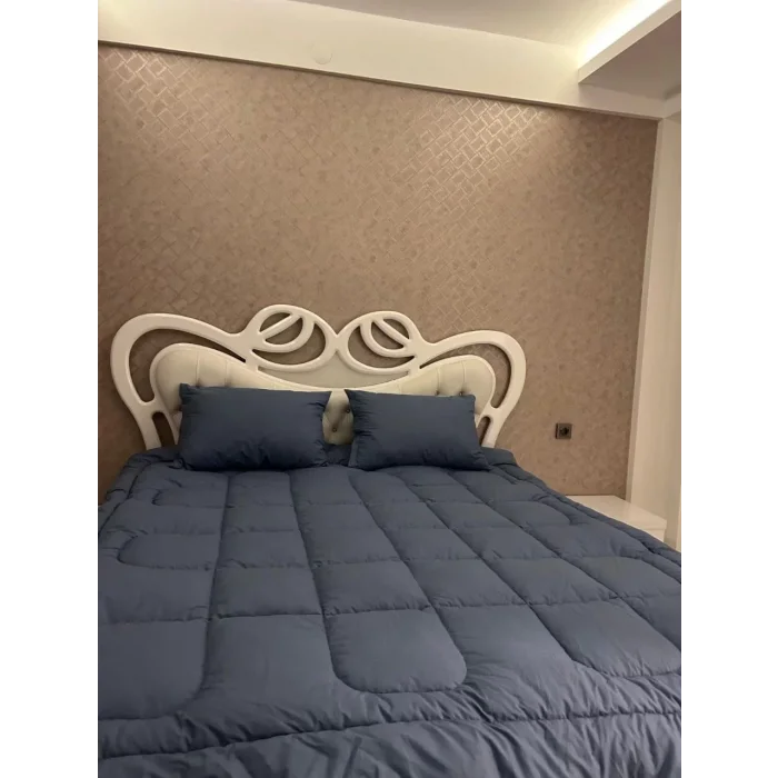 Arnay Çift Kişilik Doğal Yün Yorgan Ve Yastık Takımı - Lacivert