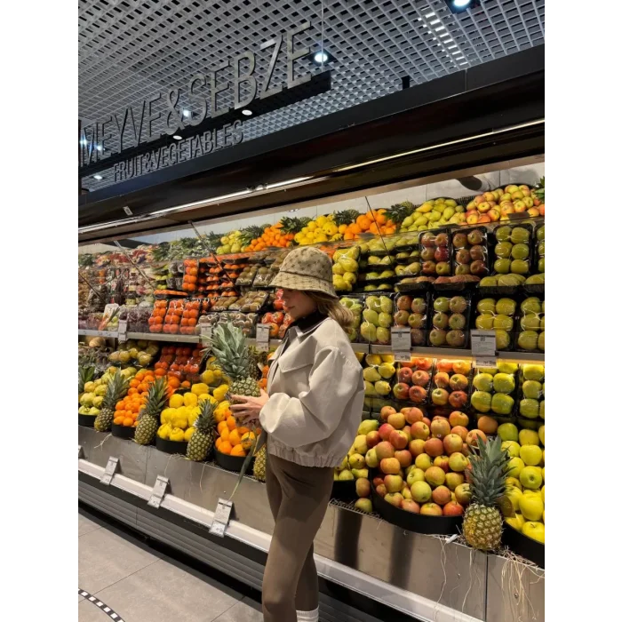 Arnay Çift Yakalı Ceket Mont - Beyaz