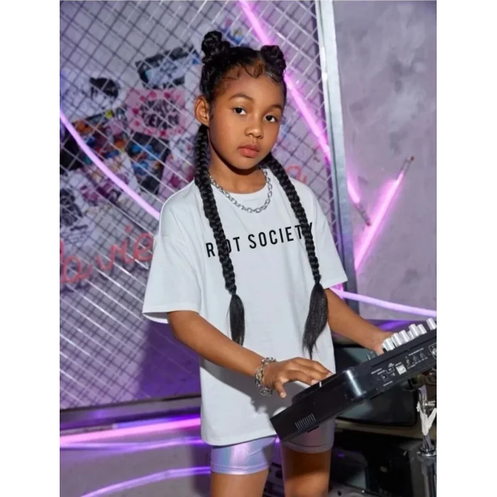 Arnay Çocuk Unisex Baskılı T-shirt - Beyaz