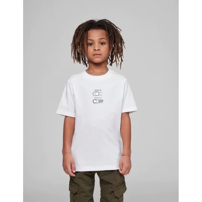 Arnay Çocuk Unisex Baskılı T-shirt - Beyaz