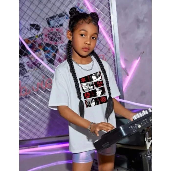 Arnay Çocuk Unisex Baskılı T-shirt - Beyaz