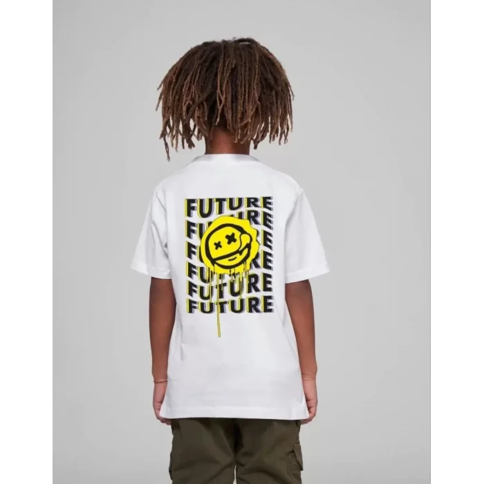 Arnay Çocuk Unisex Baskılı T-shirt - Beyaz