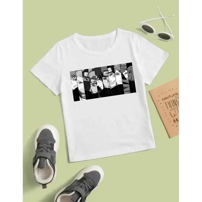 Arnay Çocuk Unisex Baskılı T-shirt - Beyaz