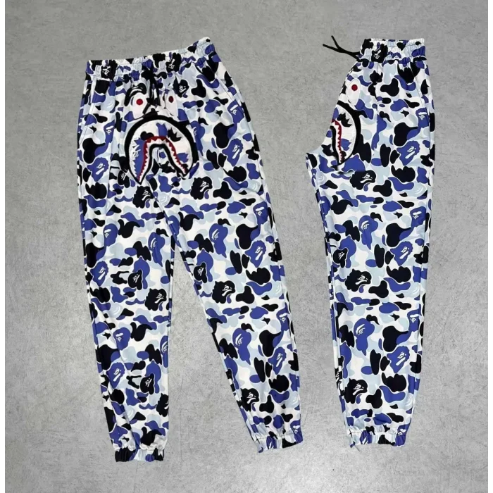 Arnay İki İplik Mevsimlik Bape Nakişli Eşofman Pantolon - Gri