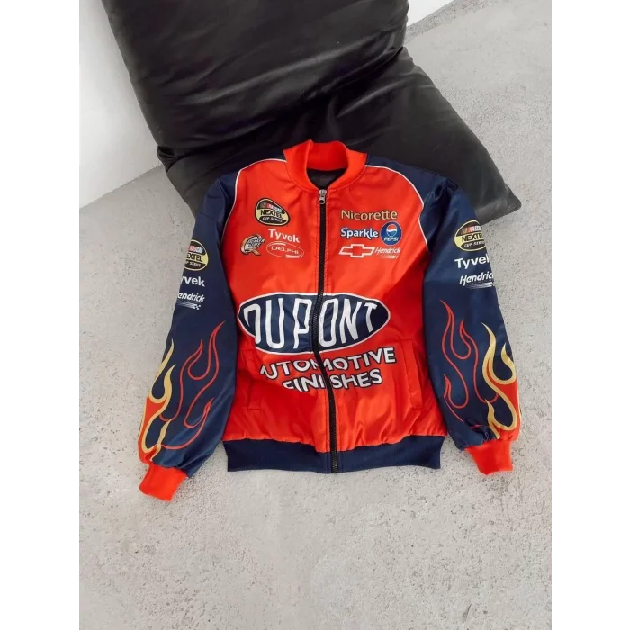 Arnay Kadın Dijital Baskılı Bomber Ceket - Kırmızı