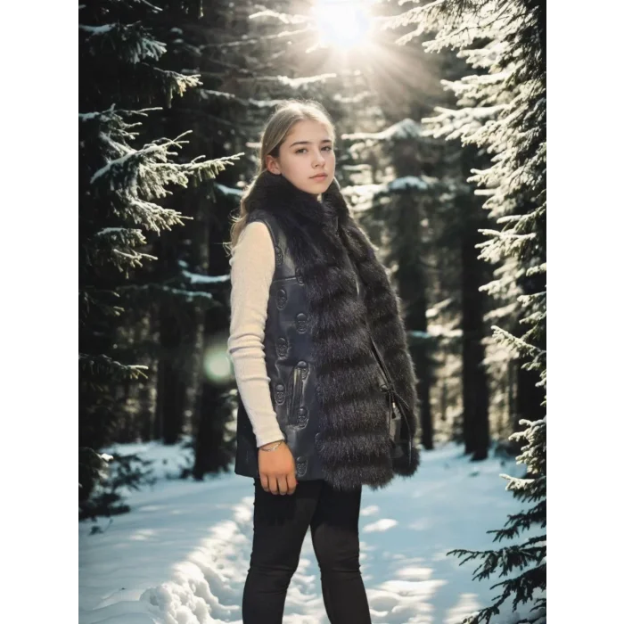 Arnay Kadın Kolsuz Fermuarlı Yelek - Lacivert