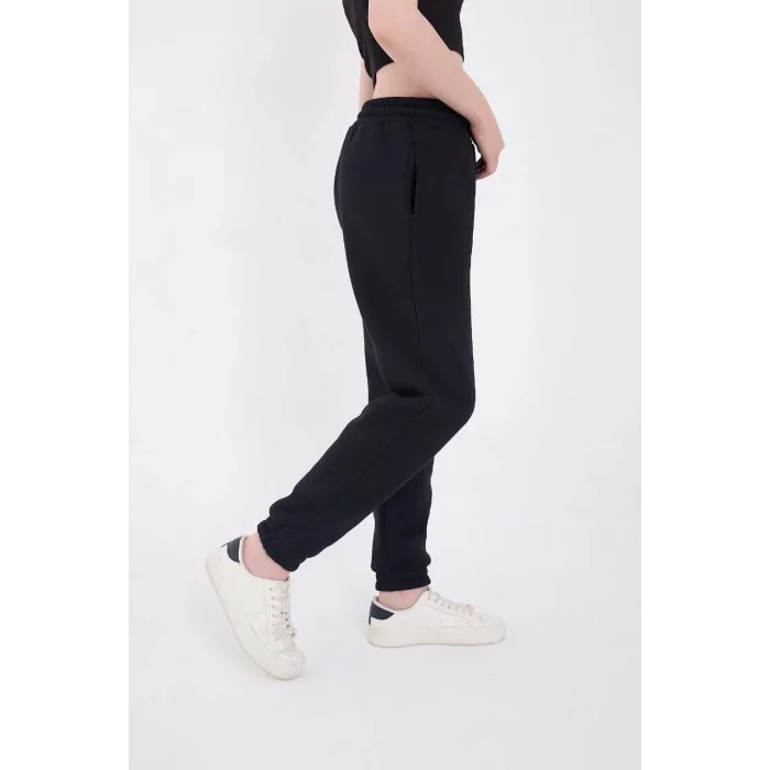 Arnay Kadın Lastikli Baskılı Eşofman Pantolon - Lacivert