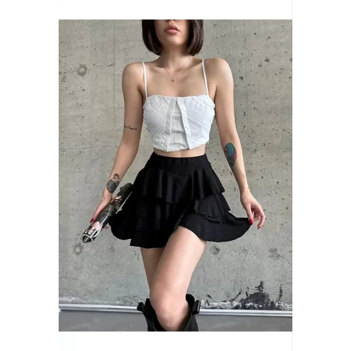 Arnay Kadın Mykonos Basic Etek - Siyah