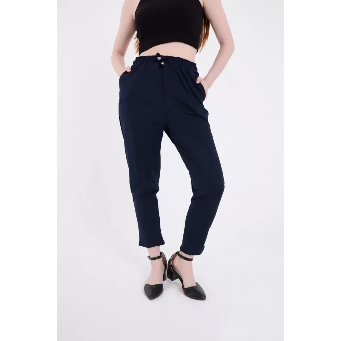 Arnay Kadın Tam Kalıp Basic Eşofman Pantolon - Lacivert