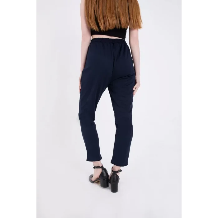 Arnay Kadın Tam Kalıp Basic Eşofman Pantolon - Lacivert