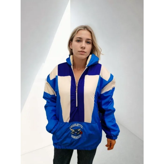 Arnay Kadın Yarım Fermuarlı İçi Astarlı Mont - Mavi