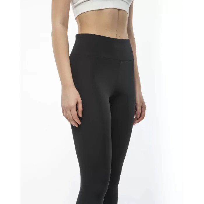 Arnay Kadın Yüksek Bel Geniş Kemer Dalgıç Tayt - Siyah