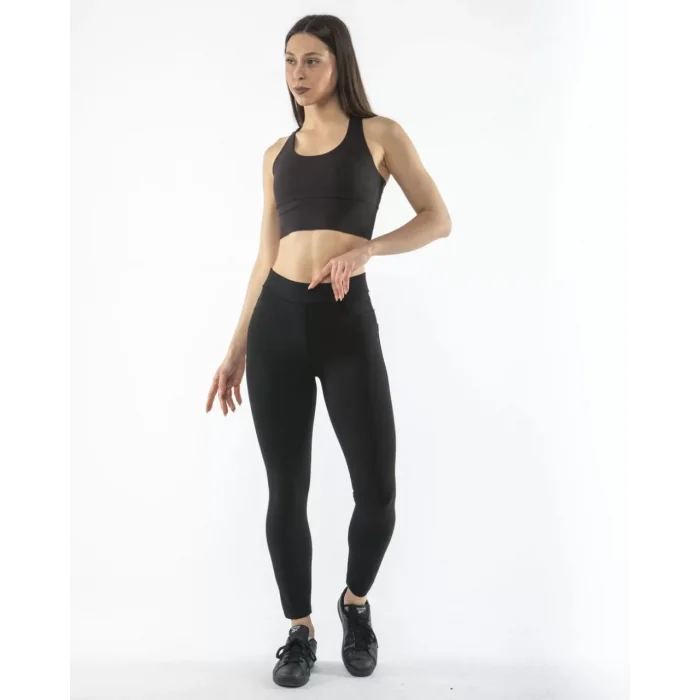 Arnay Kadın Yüksel Bel Cepli Tayt - Siyah