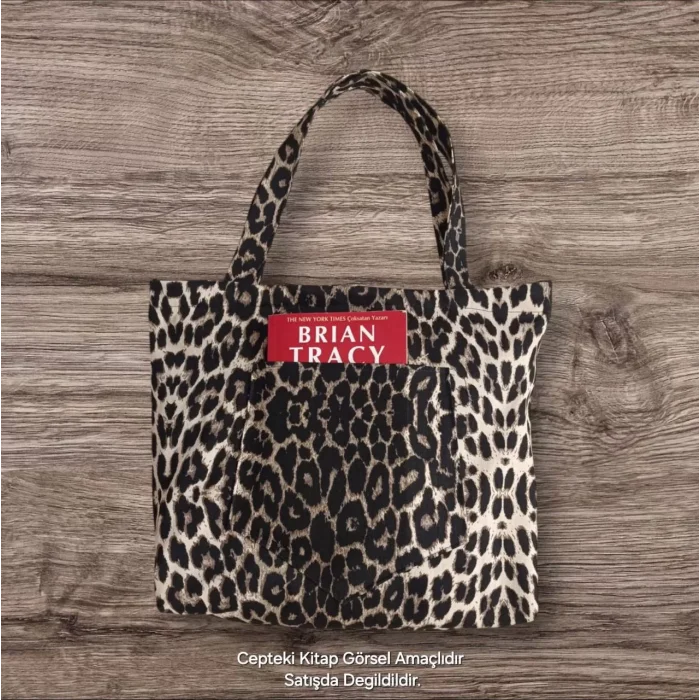 Arnay Leopar Desenli Piknik Ve Deniz Cepli Fermuarlı  Çanta - Leopar