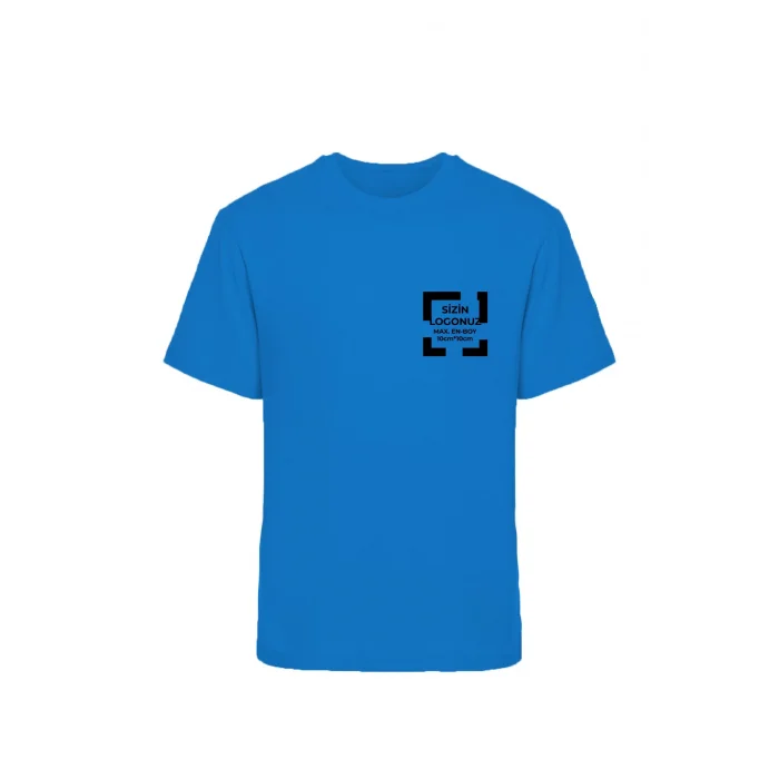 Arnay Tişört Tasarla 20/1 Kumaş - Mavi