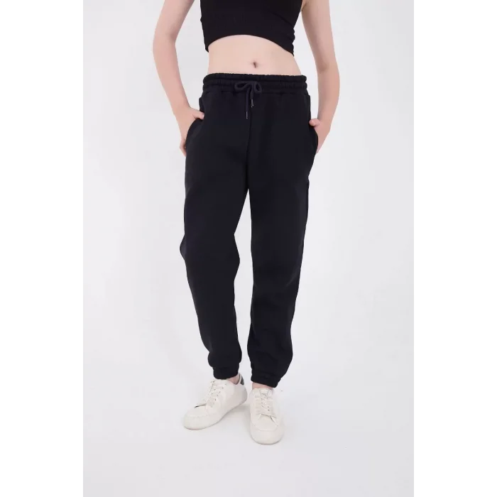 Arnay Üç İplik Basic Lastikli Eşofman Pantolon - Lacivert