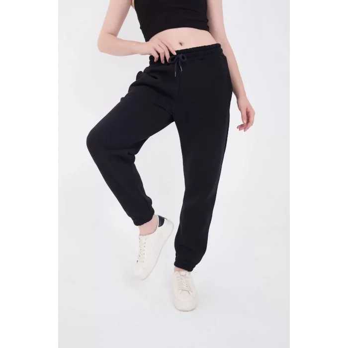 Arnay Üç İplik Basic Lastikli Eşofman Pantolon - Lacivert