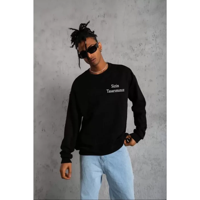 Arnay Üç İplik Biskilet Yaka Sweatshirt