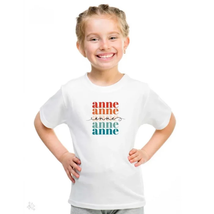 Arnay Unisex Çocuk Baskılı T-shirt - Beyaz