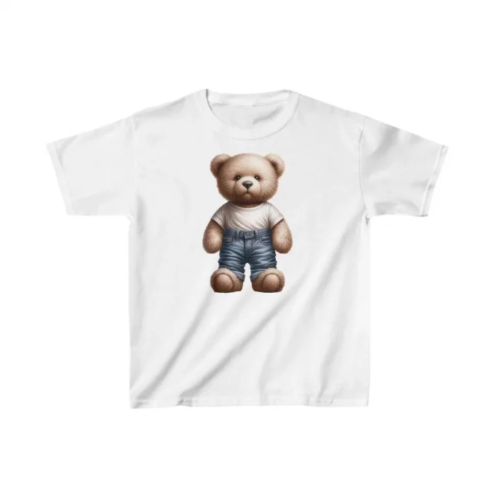 Arnay Unisex Çocuk Baskılı T-shirt - Beyaz