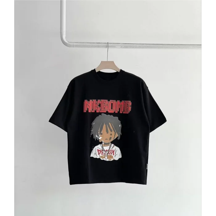 Arnay Unisex Çocuk Baskılı T-shirt - Siyah