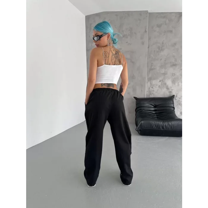 Arnay Unisex Dijital Baskılı Eşofman Altı - Siyah