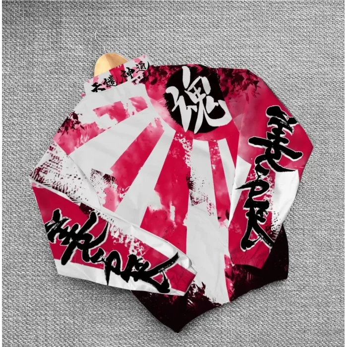 Arnay Unisex Dijital Baskılı Paraşüt Rüzgarlık - Renkli