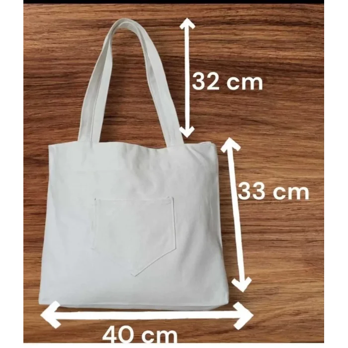 Arnay Unisex Piknik Ve Deniz Cepli Fermuarlı Çanta - Beyaz