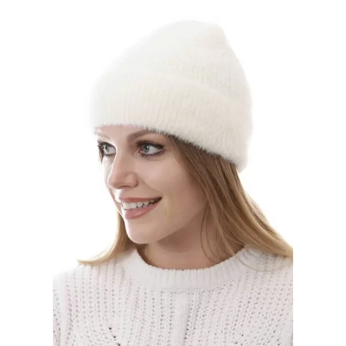Arnay Unisex Tam Kalıp İnce Sakallı Triko Bere - Beyaz