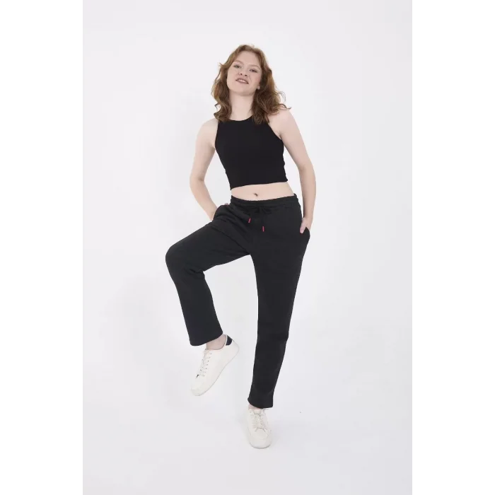 Arnay Unisex Üç İplik Basic Eşofman Pantolon - Antrasit