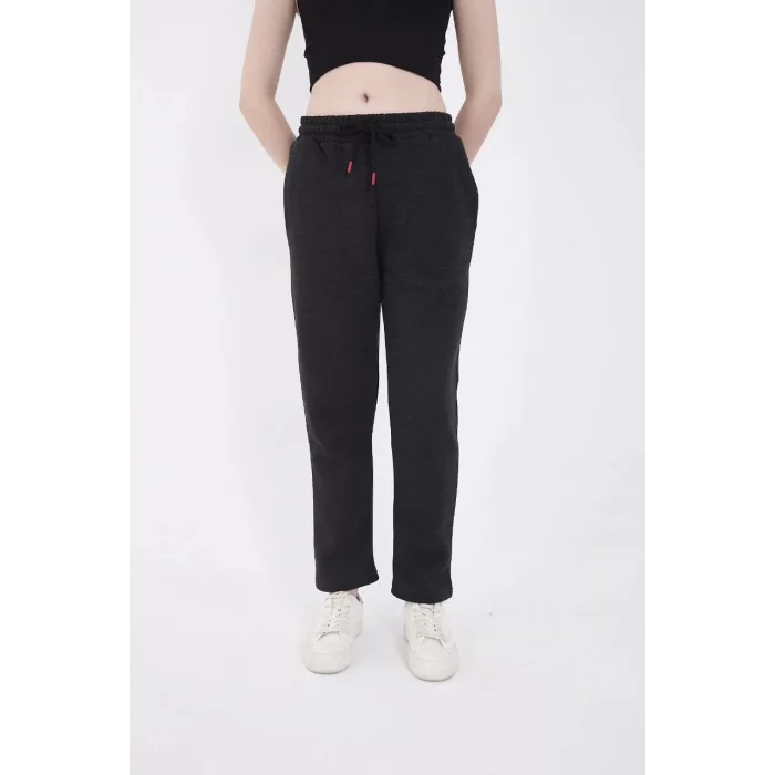 Arnay Unisex Üç İplik Basic Eşofman Pantolon - Antrasit